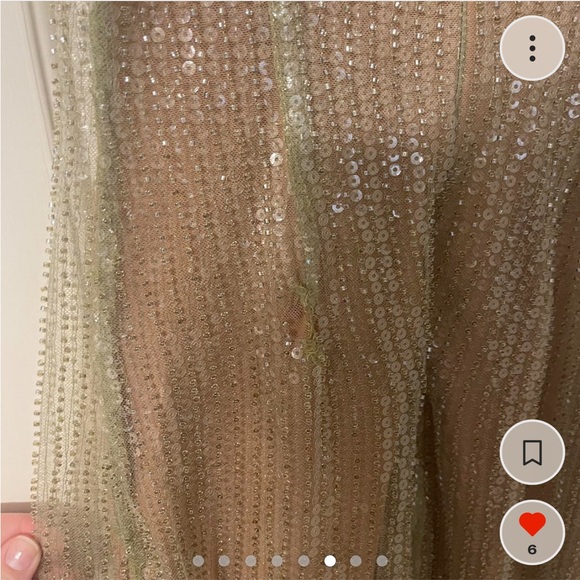 House of Cb Alondra Cafe au lait beaded maxi dress - Picture 6 of 8